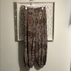 Sans Souci Multicolor Harlom Style, Paisley Pants